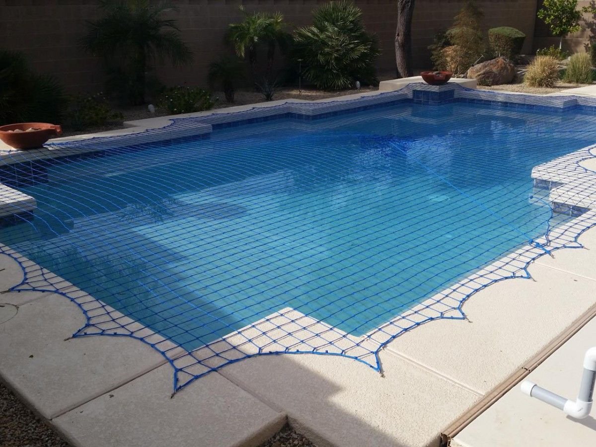 Swimming pool safety nets preventing accidental drowning in Bangalore by Tharak Enterprises